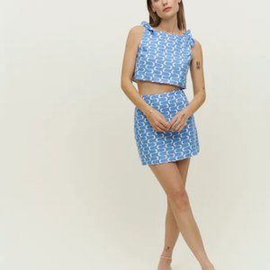 REFORMATION Farley Linen Two Piece